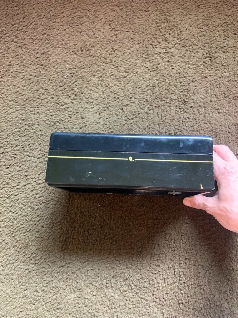 Vintage Avon Music Jewelry Box Black Lacquer President's Sales Competition 1983 - Picture 3 of 12